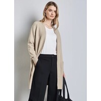 Street One Long Easy Cardigan Sheer Beige Melange