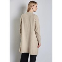 Street One Long Easy Cardigan Sheer Beige Melange