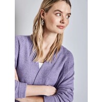 Street One Long Easy Cardigan Viola Lilac Melange