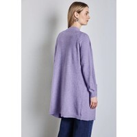 Street One Long Easy Cardigan Viola Lilac Melange