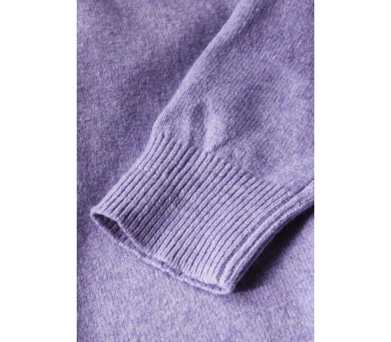 Street One Long Easy Cardigan Viola Lilac Melange