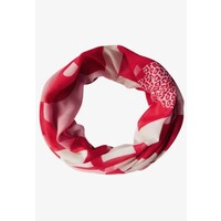 Street One Color Print Loop Sjaal Strong Red