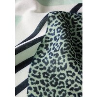 Street One Color Print Loop Sjaal Mint Green