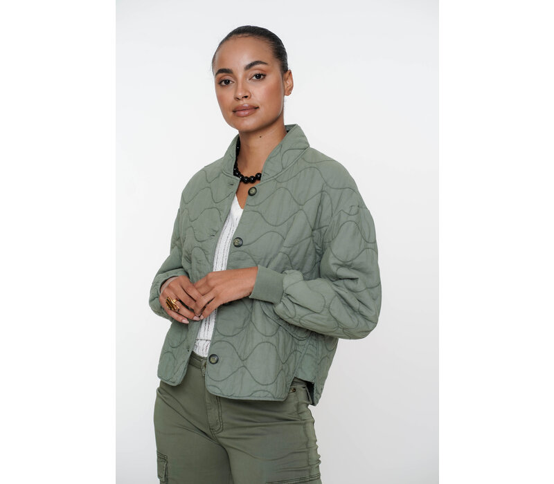 Geisha Jacket Stepped Green