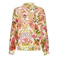 Geisha Blouse Green Orange
