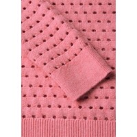 Street One Open Structure Sweater Sugar Coral Melange