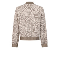Zoso Print Travel Jacket Sand Taupe