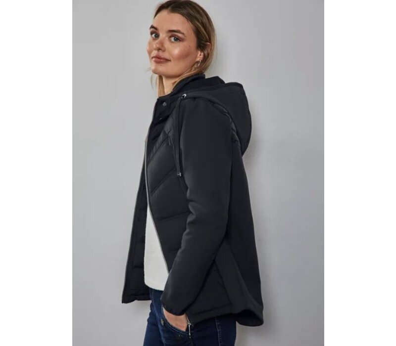 Street One Short Softshell Jacket Gravity Blue