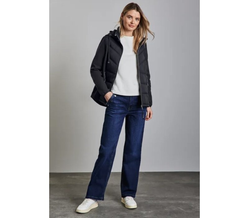 Street One Short Softshell Jacket Gravity Blue