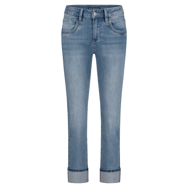 Red Button Kate Denim & Embroidery Pockets 