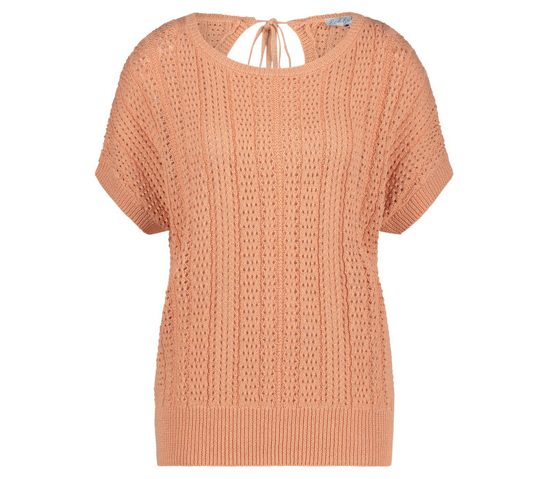Red Button Jerry Lurex Ajour Coppertan