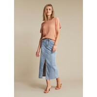 Red Button Jerry Lurex Ajour Coppertan