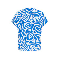Smashed Lemon Top Cobalt Blue White