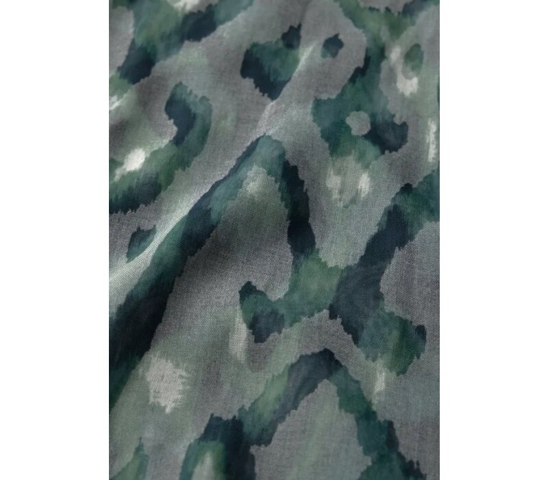 Street One Printed Burnout Loop Hunter Green