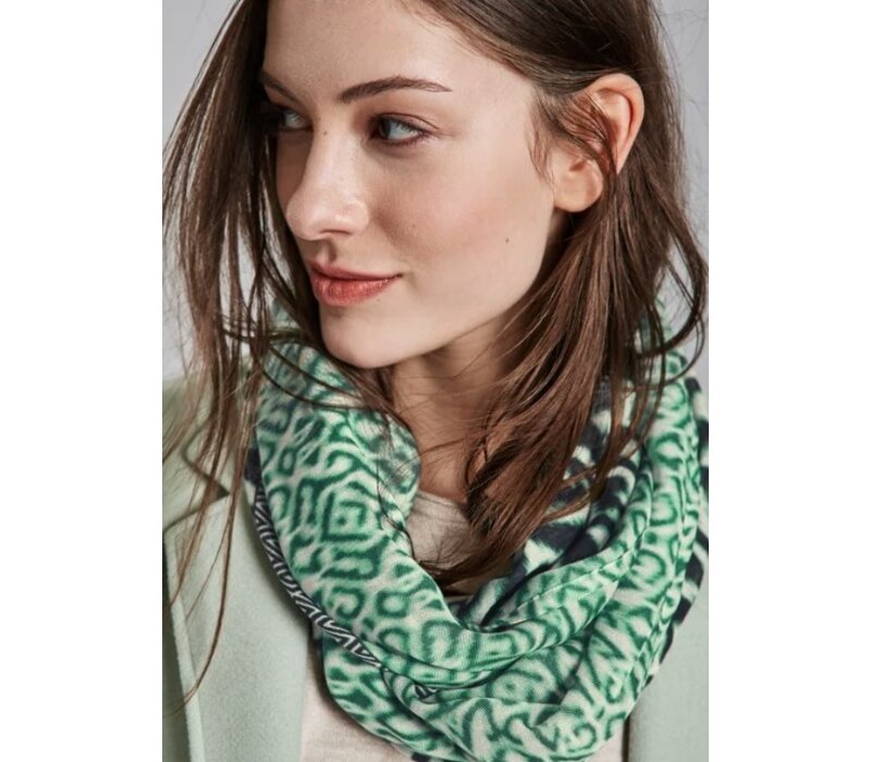 Street One Color Print Loop Tendril Green
