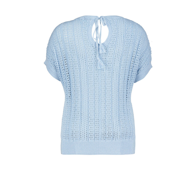Red Button Jerry Lurex Ajour Fresh Blue