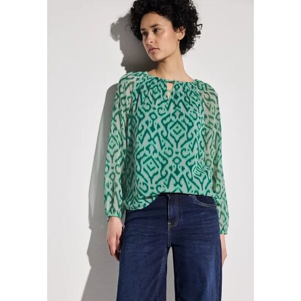 Street One Chiffon Roundneck Blouse 