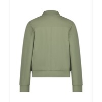 Red Button Bomber Jacket Scuba Summersage