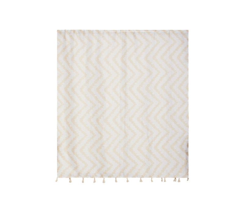 Smashed Lemon Scarf Off White Sand