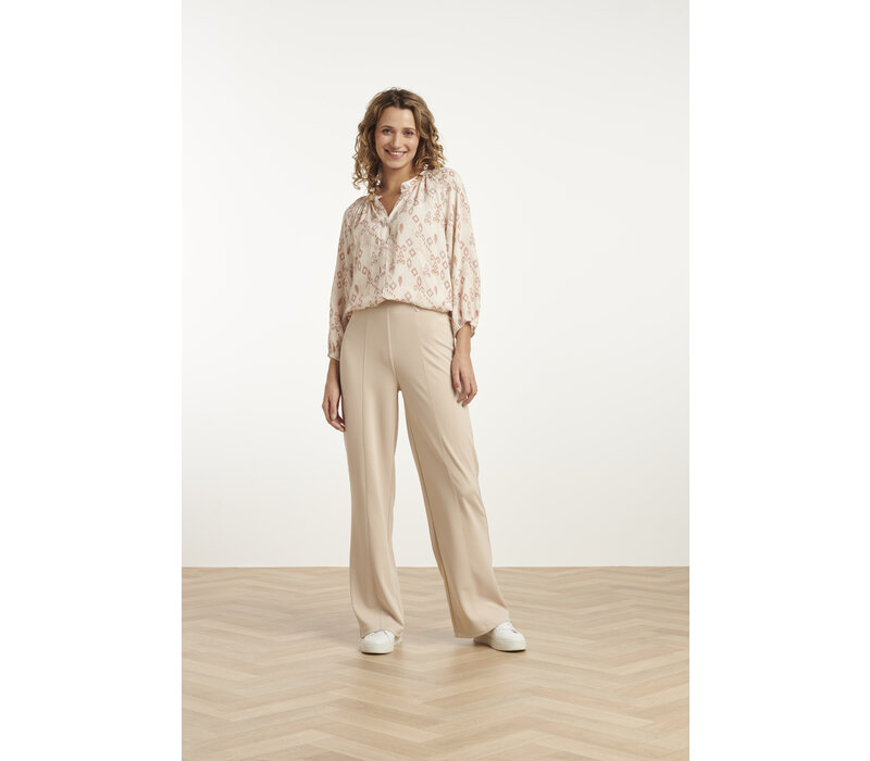 Smashed Lemon Blouse Sand Multicolour