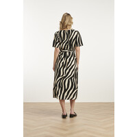 Smashed Lemon Dress Off White Black