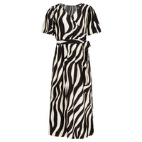 Smashed Lemon Dress Off White Black