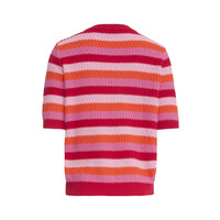 Smashed Lemon Knit Top Red Multicolour