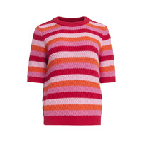 Smashed Lemon Knit Top Red Multicolour
