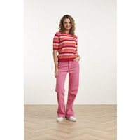 Smashed Lemon Knit Top Red Multicolour