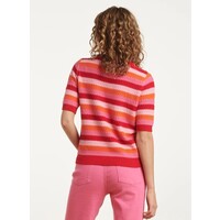 Smashed Lemon Knit Top Red Multicolour