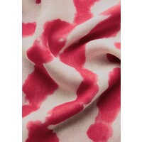 Street One Color Print Loop Sjaal Glory Red