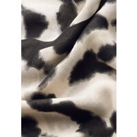 Street One Color Print Loop Sjaal Black