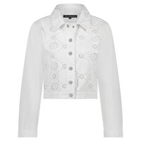 Red Button Shelly Jacket Broderie White