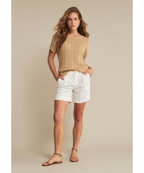 Red Button Red Button Cleo Short Cotton Linen Stripe