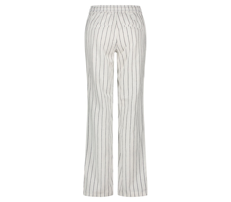 Red Button Colette Cotton Linnen Strip 83 cm Navy
