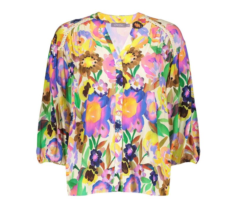 Geisha Blouse Off White