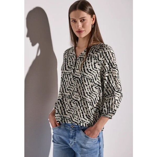 Street One Printed Shirt Button 