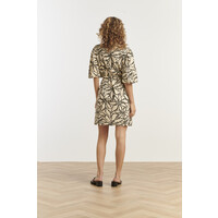 Smashed Lemon Dress Sand Black