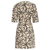 Smashed Lemon Dress Sand Black