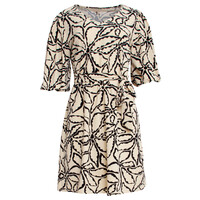Smashed Lemon Dress Sand Black