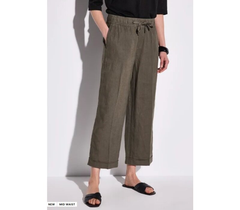 Street One Emee Linen Mid Waist Acron Brown
