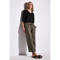 Street One Emee Linen Mid Waist Acron Brown
