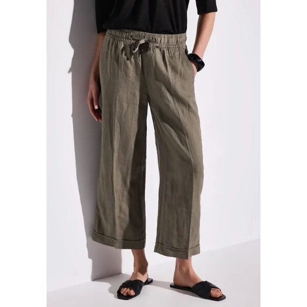 Street One Emee Linen Mid Waist 