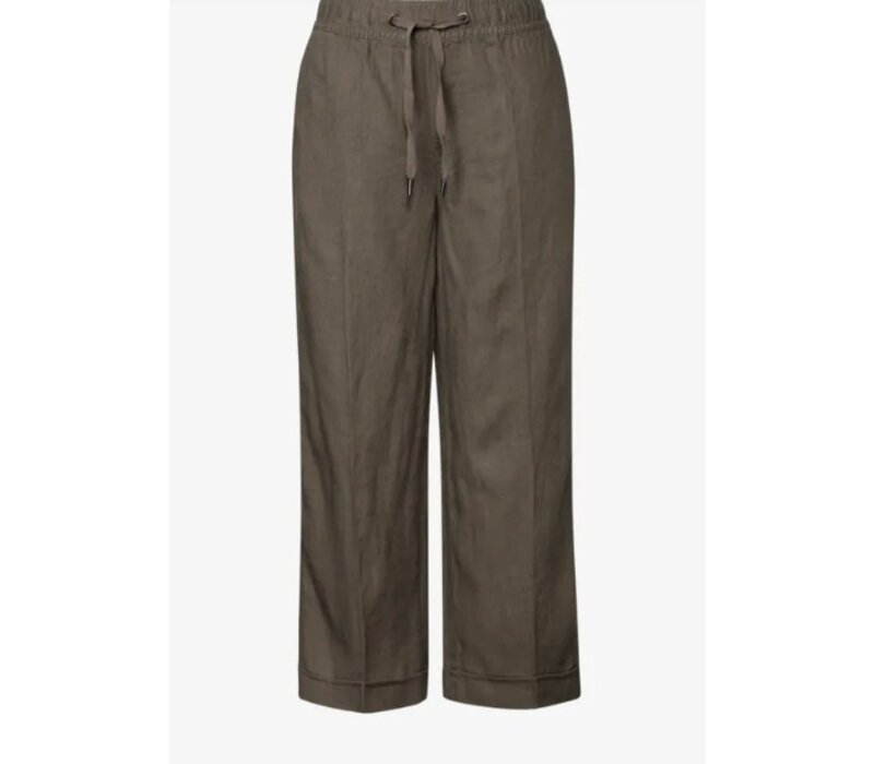 Street One Emee Linen Mid Waist Acron Brown