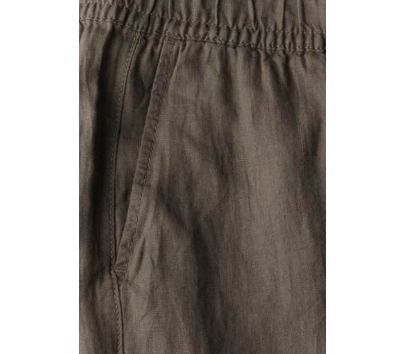 Street One Emee Linen Mid Waist Acron Brown