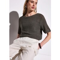 Street One Boothals Sweater Acron Brown
