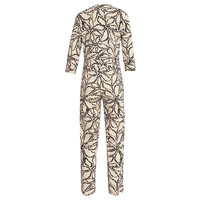 Smashed Lemon Jumpsuit Sand Black