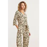Smashed Lemon Jumpsuit Sand Black