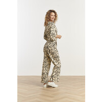 Smashed Lemon Jumpsuit Sand Black