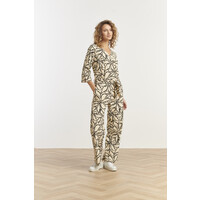 Smashed Lemon Jumpsuit Sand Black